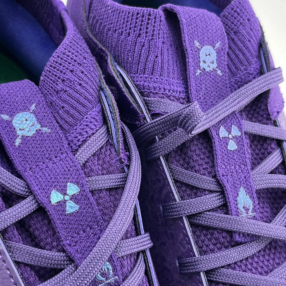 Under Armour Football Cleats Shoes Mens‎ 14 Purple 3027978-500 Molded Iridescent